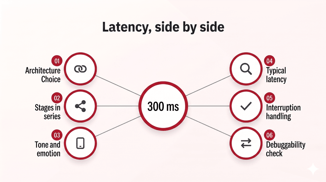Latency, side by side