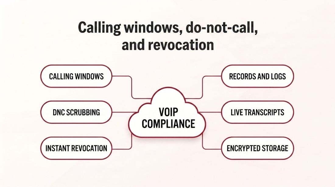 Calling windows, do-not-call, and revocation